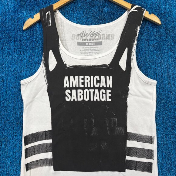 ASAP Rocky x AWGE American Sabotage BV Dont Be Dumb Tank XL - Picture 2 of 4